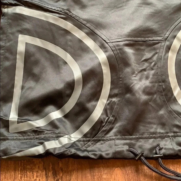 Champion Pullover Jacket Black Logo High Collar Size Small New - Picture 5 of 10